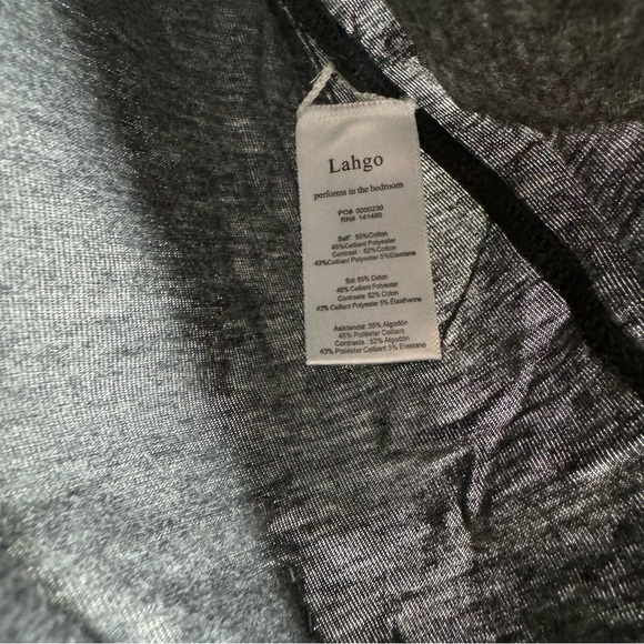 Lahgo Henley Long Sleeve Gray Shirt Size XXL - Picture 9 of 9